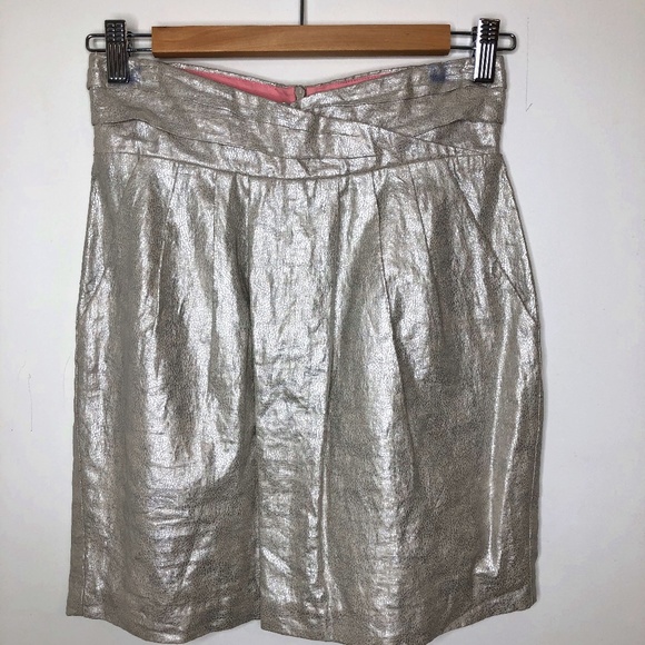 Vintage Barila metallic skirt - Picture 3 of 4